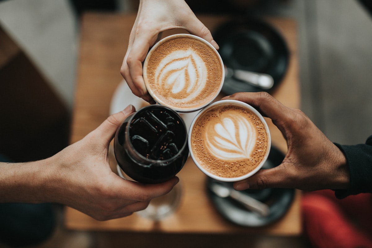 Premium espresso coffee machine brewing a perfect shot of coffee